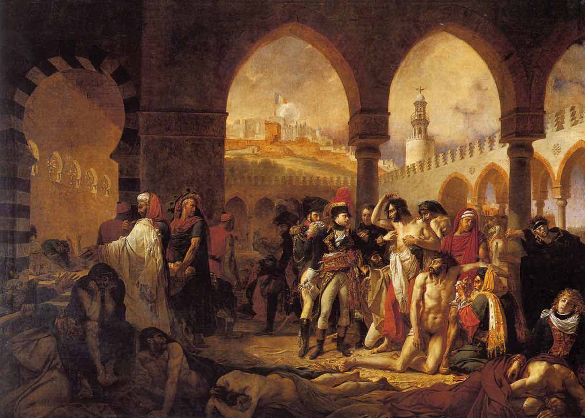 Bonaparte visitant les pestiférés de Jaffa